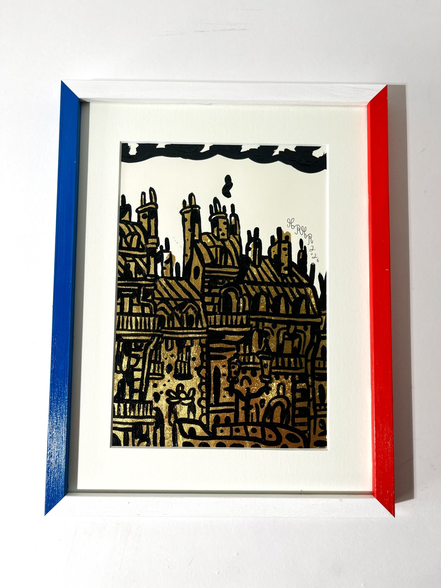 Paris, rue du Bac, 35x28 cm