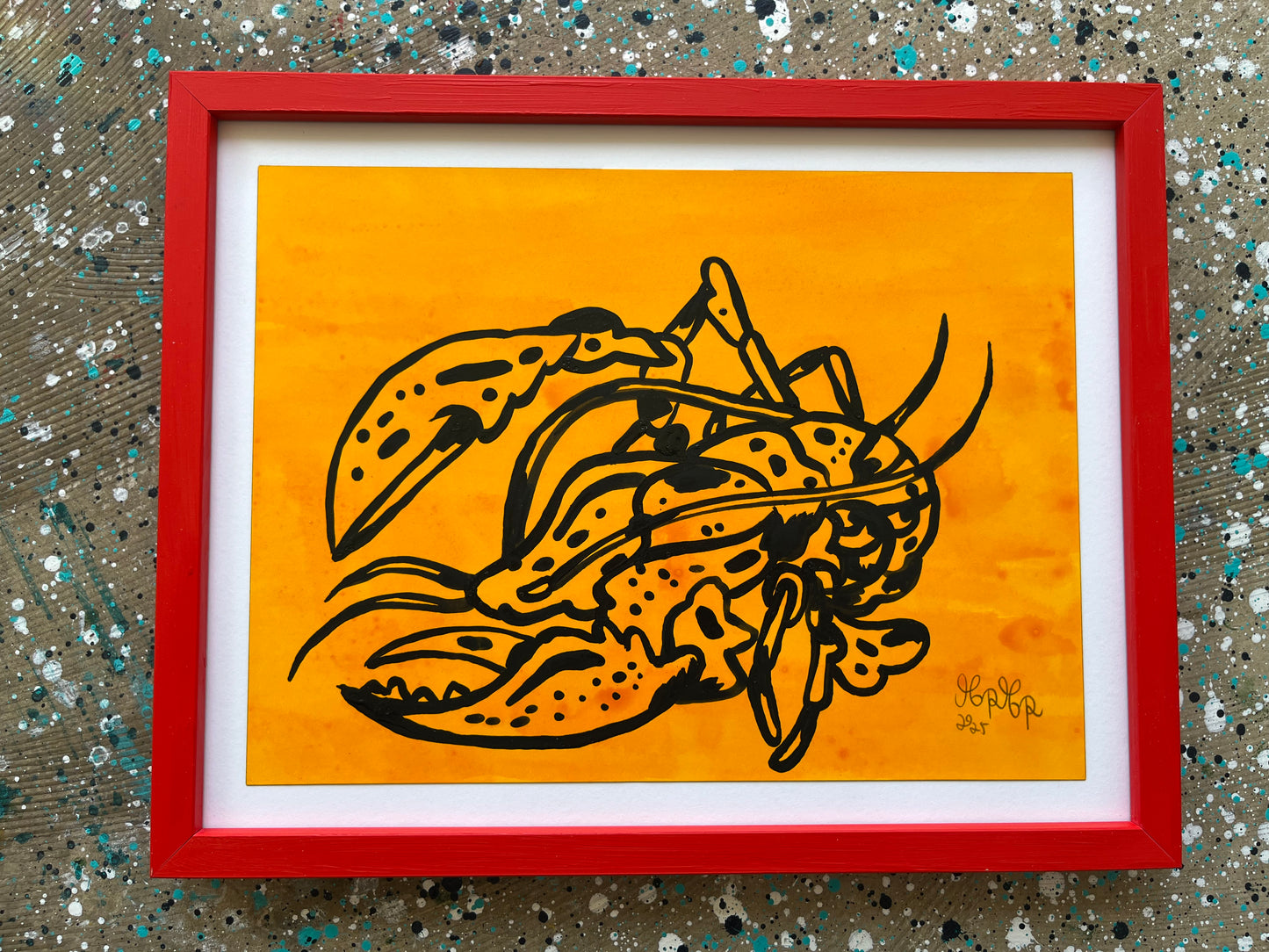 Hummer - 29x37 cm 🧡