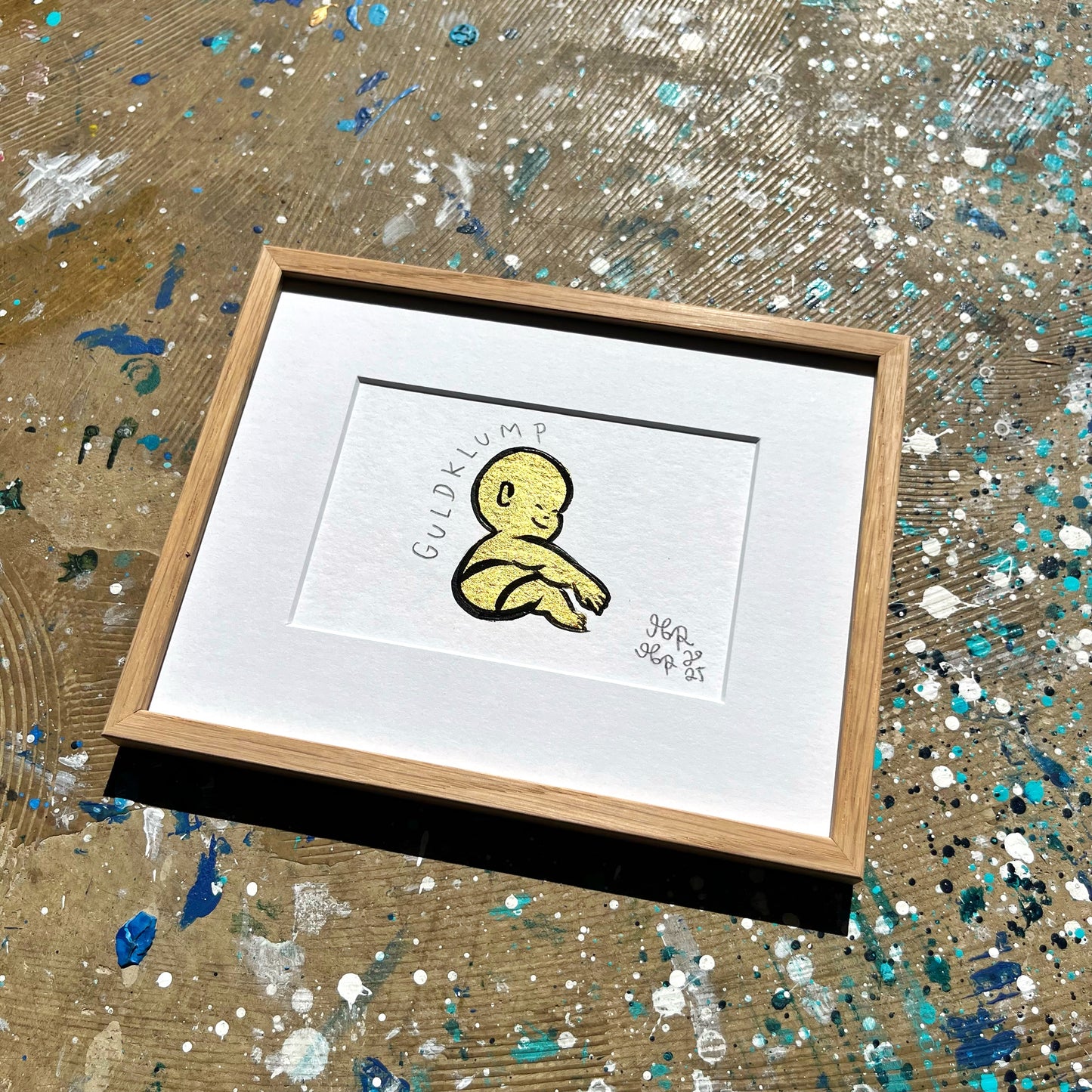 Guldklump - 18x23 cm