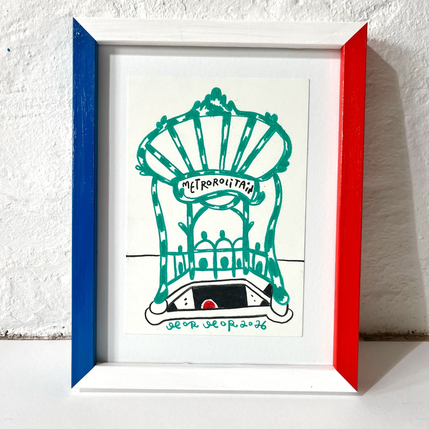 Metrorolitain Paris, 25x19,5 cm