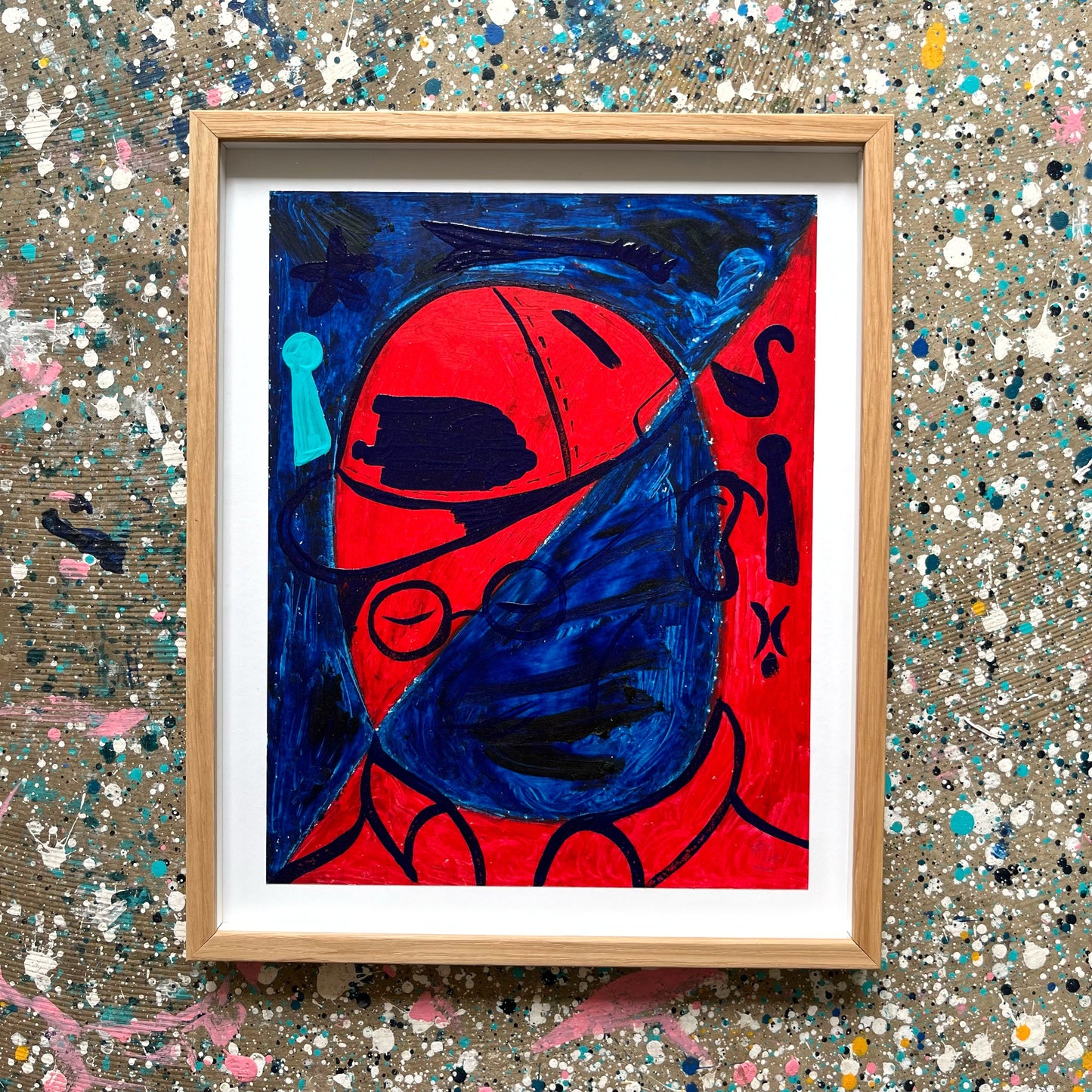 Skumle bagtanker - 43x35 cm