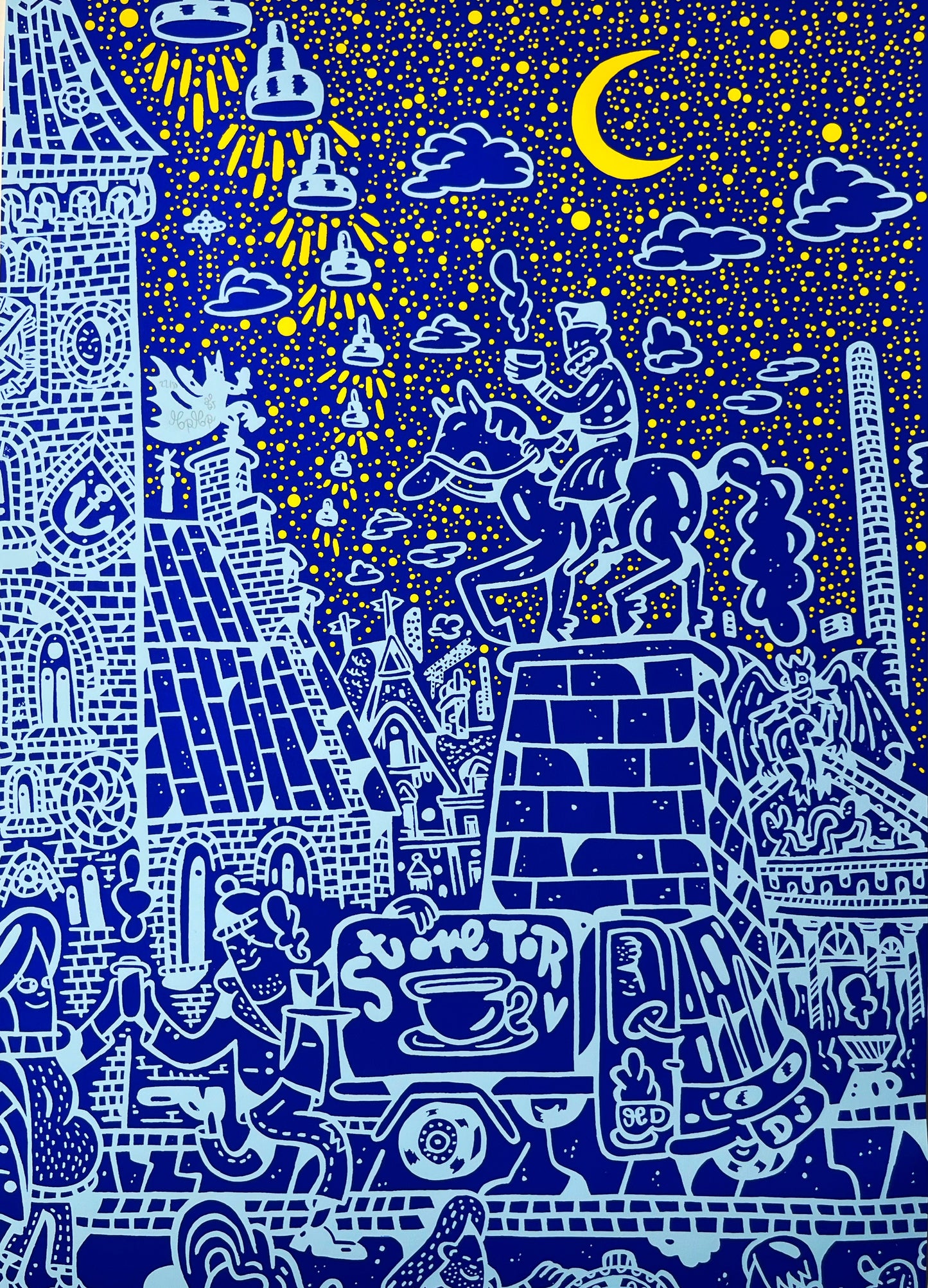 Store Torv - 70x50 cm - 50% er allerede udsolgt! 🌜