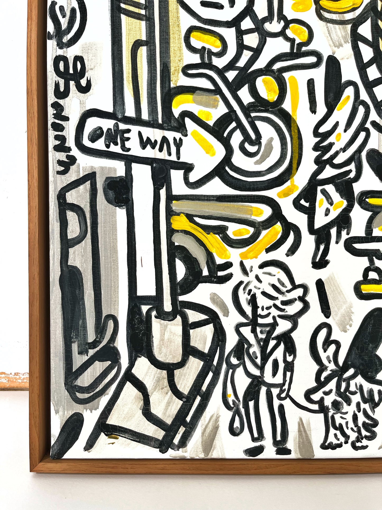 Tribeca dog walk - 73x53 cm