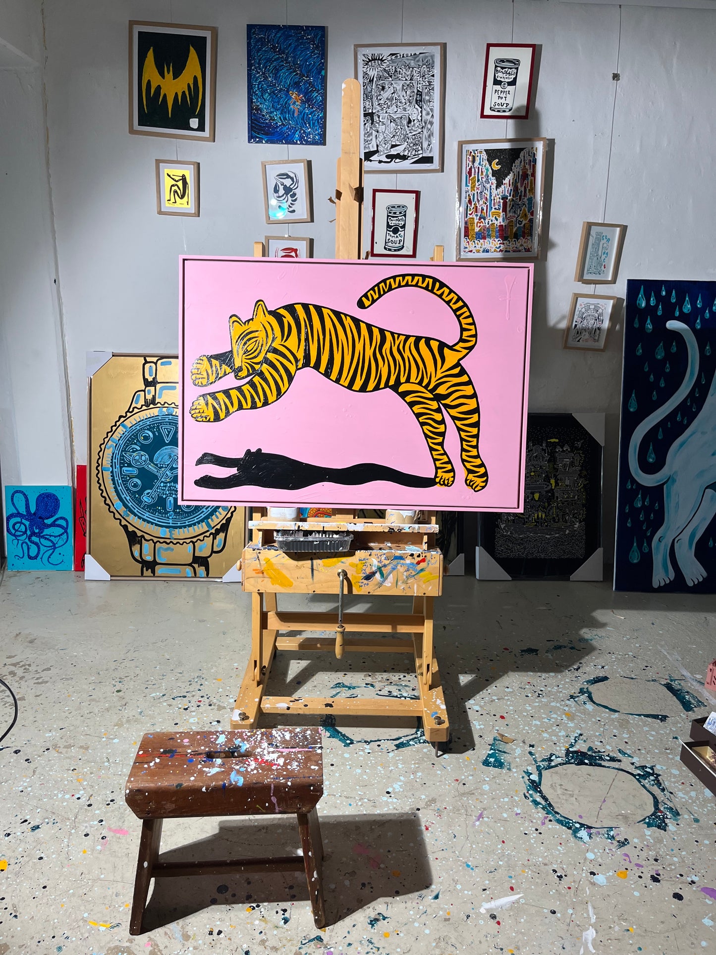 Spring ud i det! 72x104 cm