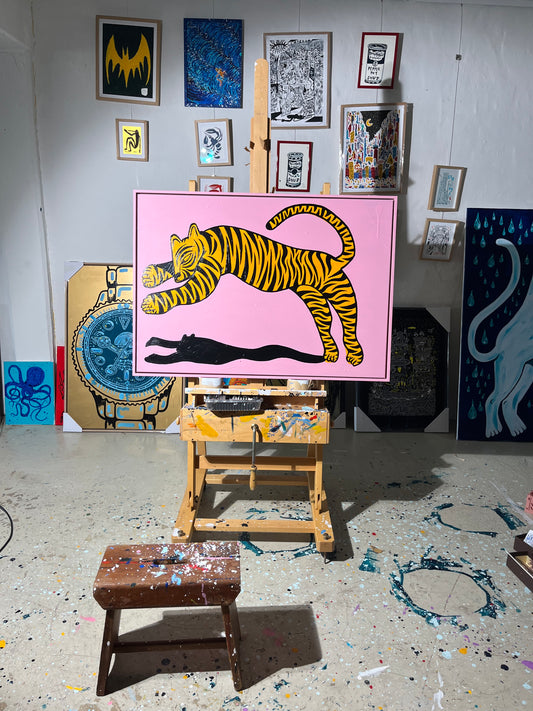 Spring ud i det! 72x104 cm