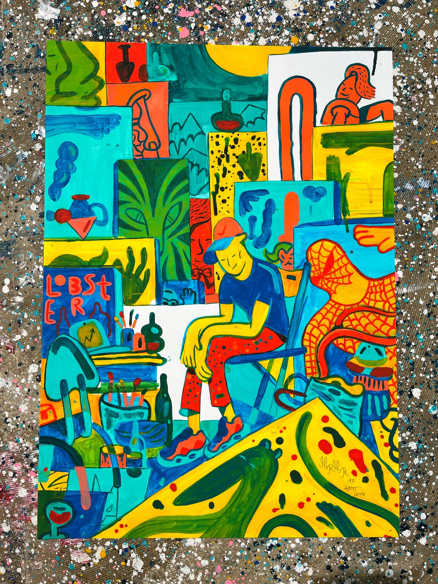 AP udgave af The Studio - 70x50 cm