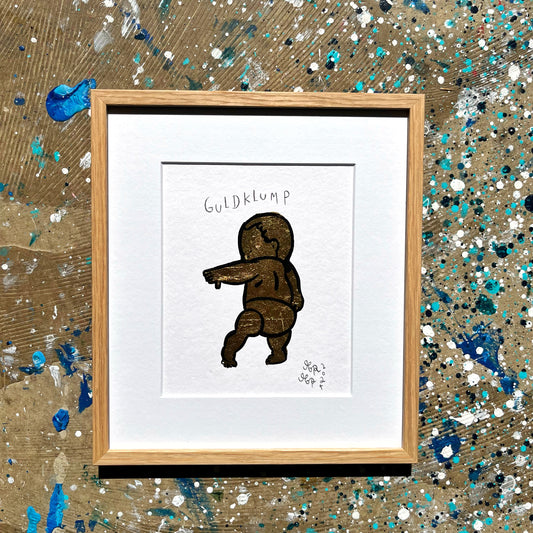 Guldklump - 25x22 cm