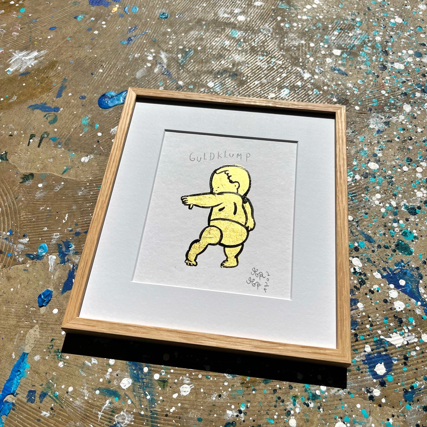 Guldklump - 25x22 cm