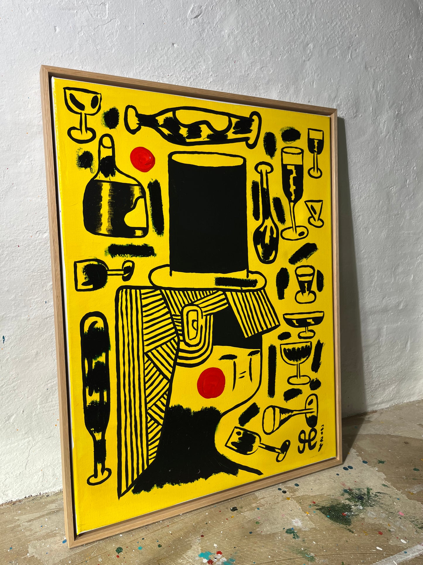 Festerne var sjovere dengang jeg drak alkohol - 84x63 cm