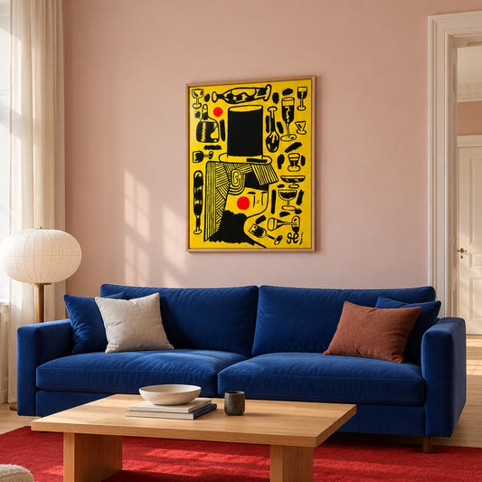 Festerne var sjovere dengang jeg drak alkohol - 84x63 cm