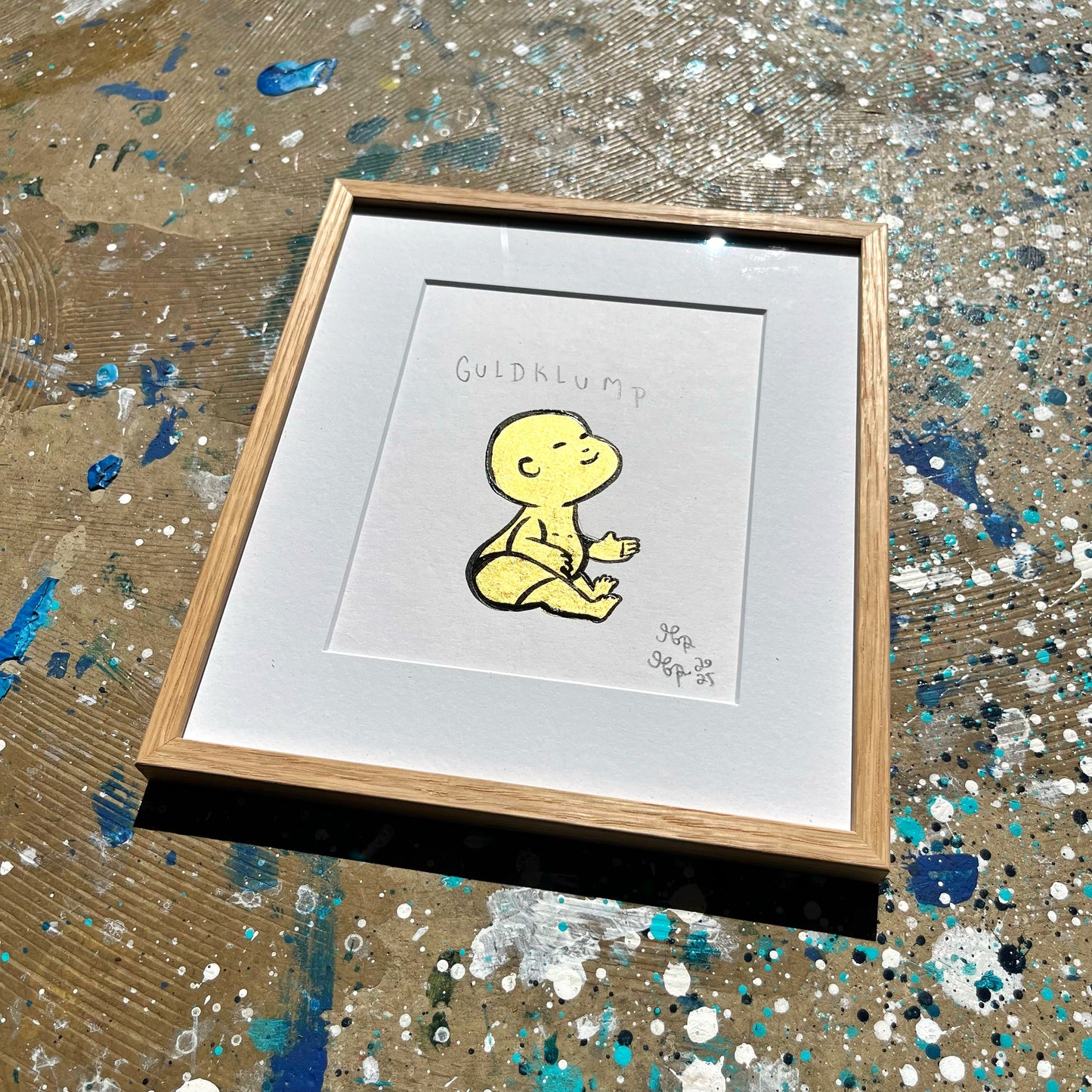 Guldklump - 25x22 cm