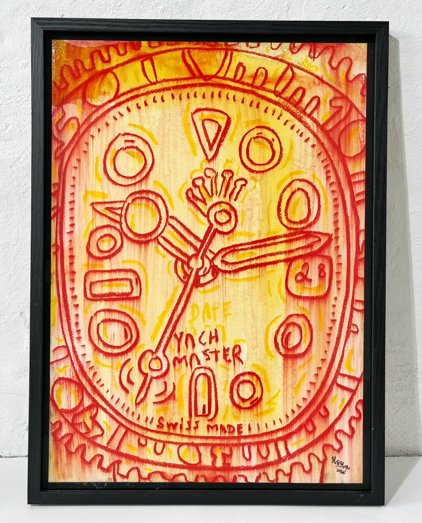 Tiden flyder - 76x55 cm
