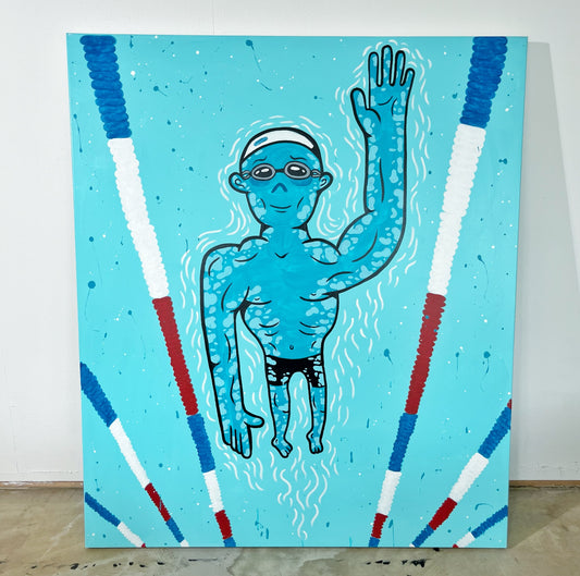Under overfladen 140x120 cm