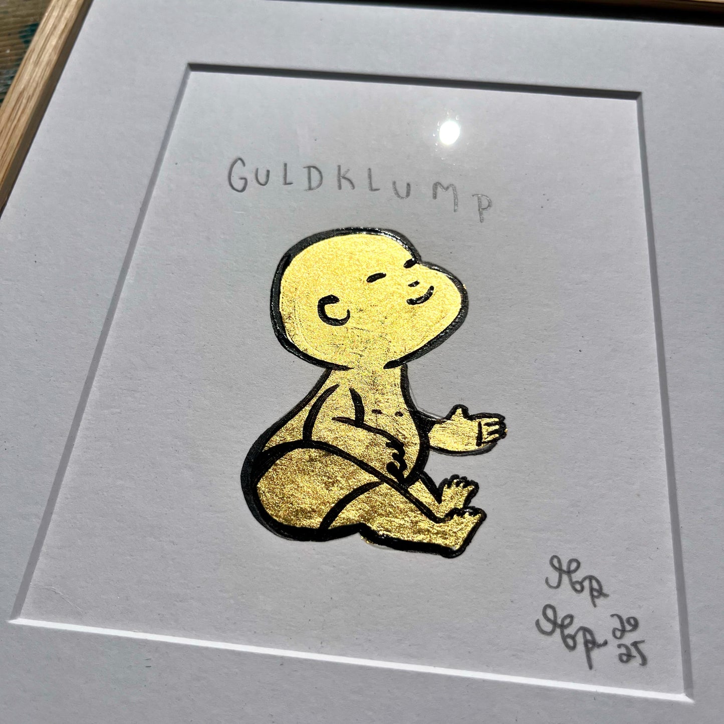 Guldklump - 25x22 cm