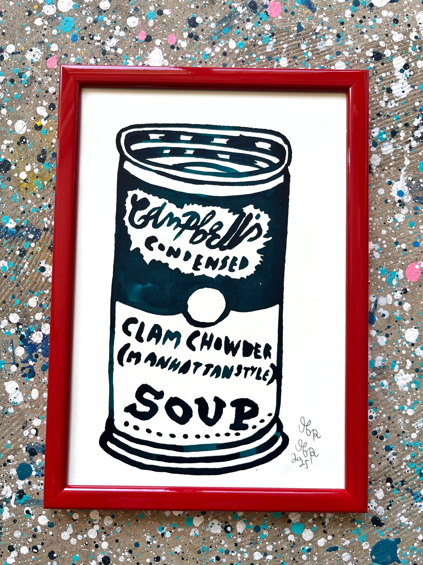 Andy Warhol dåse - 28x20 cm