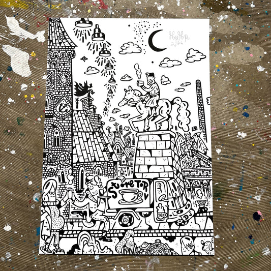 Store Torv original - A3 størrelse