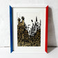 Paris rue Saint-Russtique - 35x28 cm