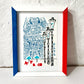 Louvre Paris, 25x19,5 cm