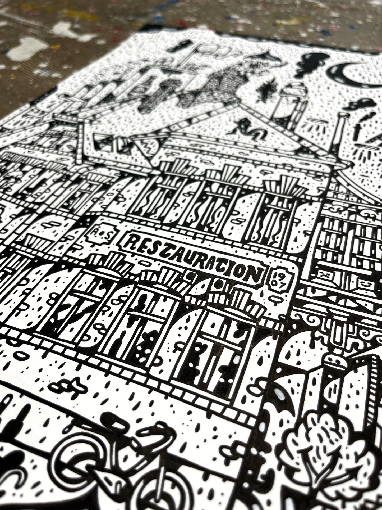 Sydhavnen original - A3 størrelse