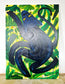 Sort panter - 140x100 cm