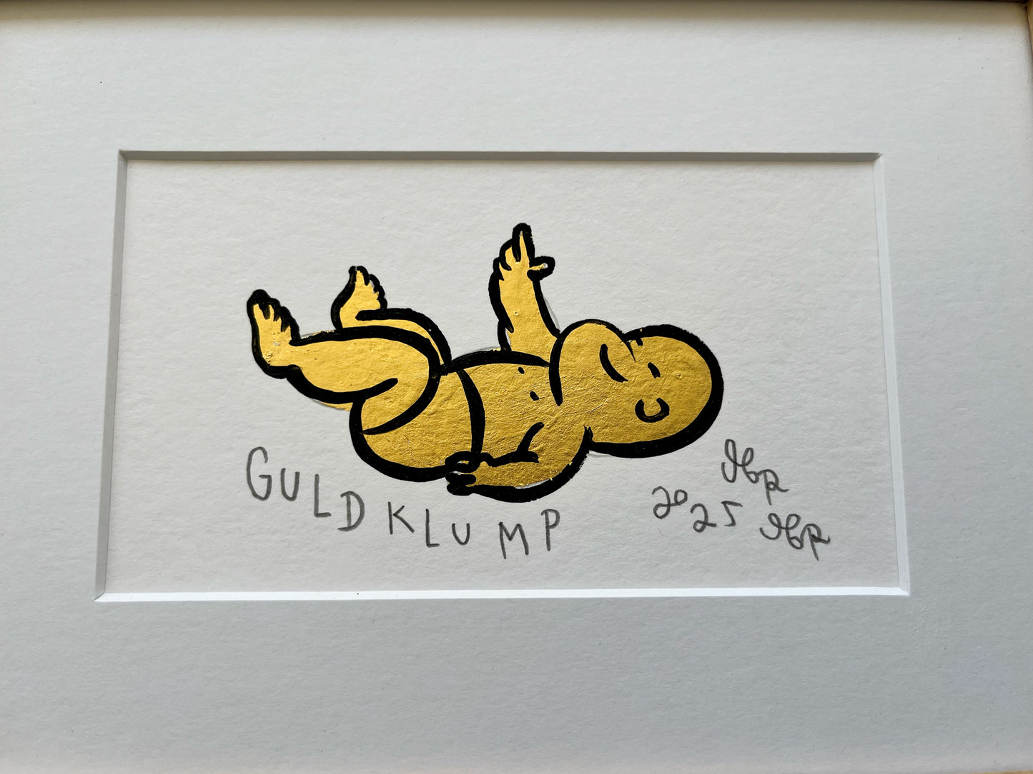 Guldklump - 18x25 cm