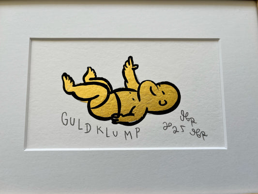 Guldklump - 18x25 cm