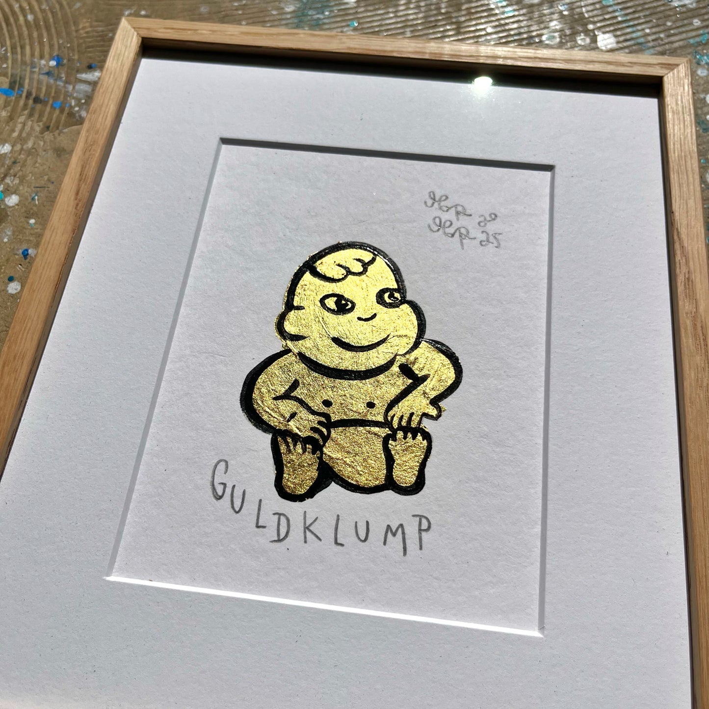 Guldklump - 24x20 cm
