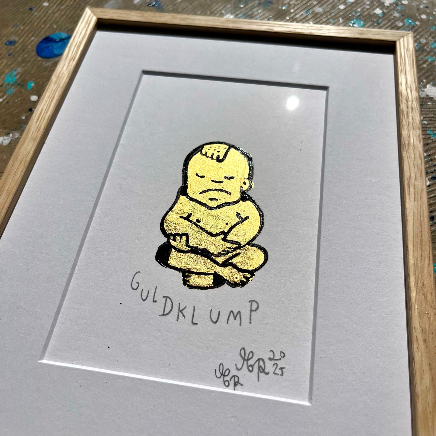 Guldklump - 25x19 cm