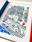 Rue de la Cité Paris, 25x19,5 cm