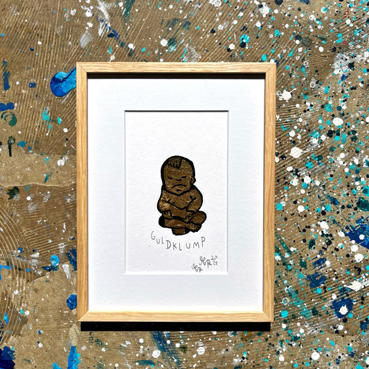 Guldklump - 25x19 cm