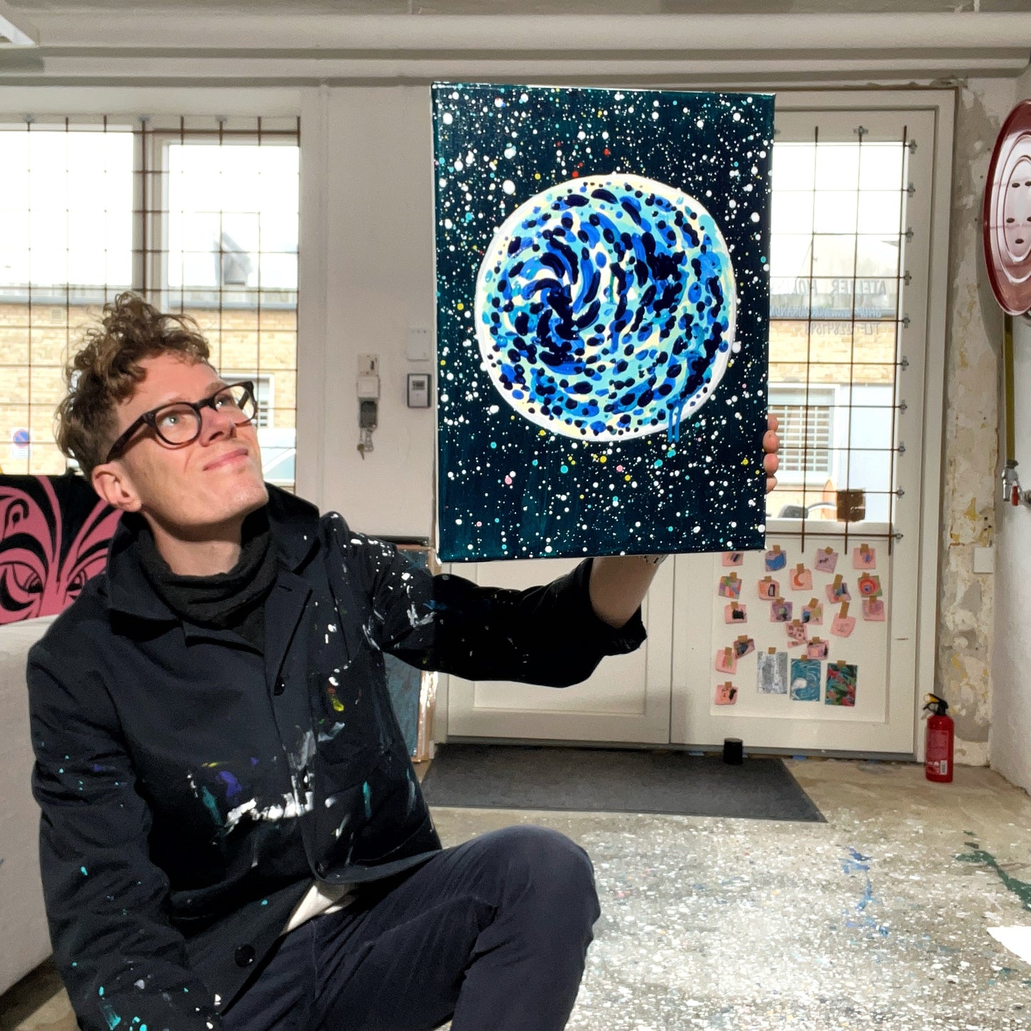 Måne - A3 størrelse