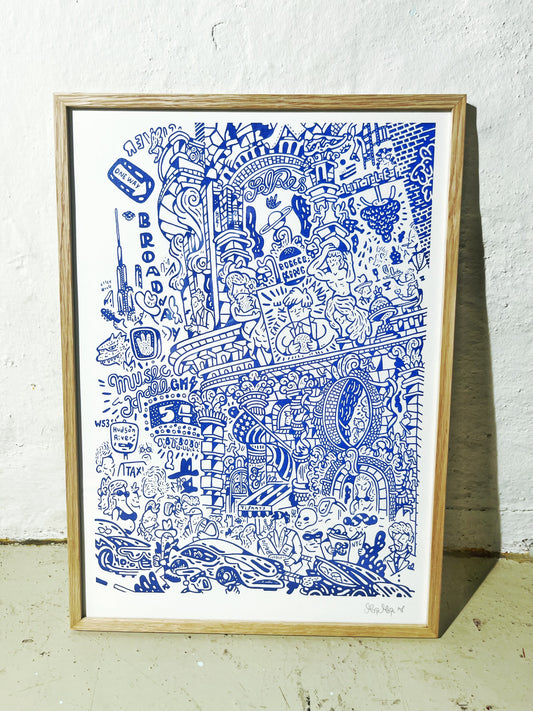 People of New York City - A3 størrelse