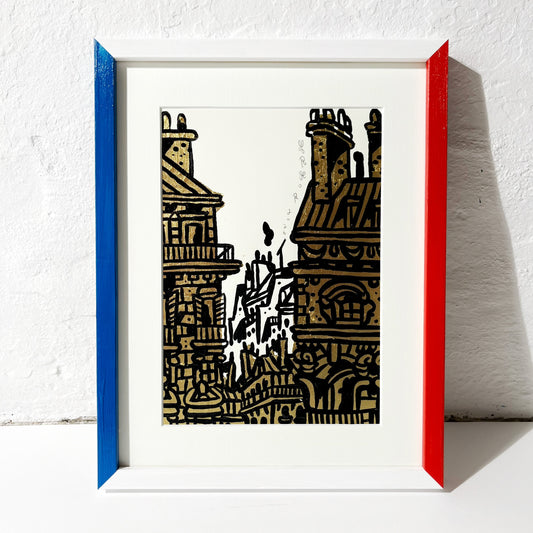 Paris, rue Yves Toudic - 35x28 cm