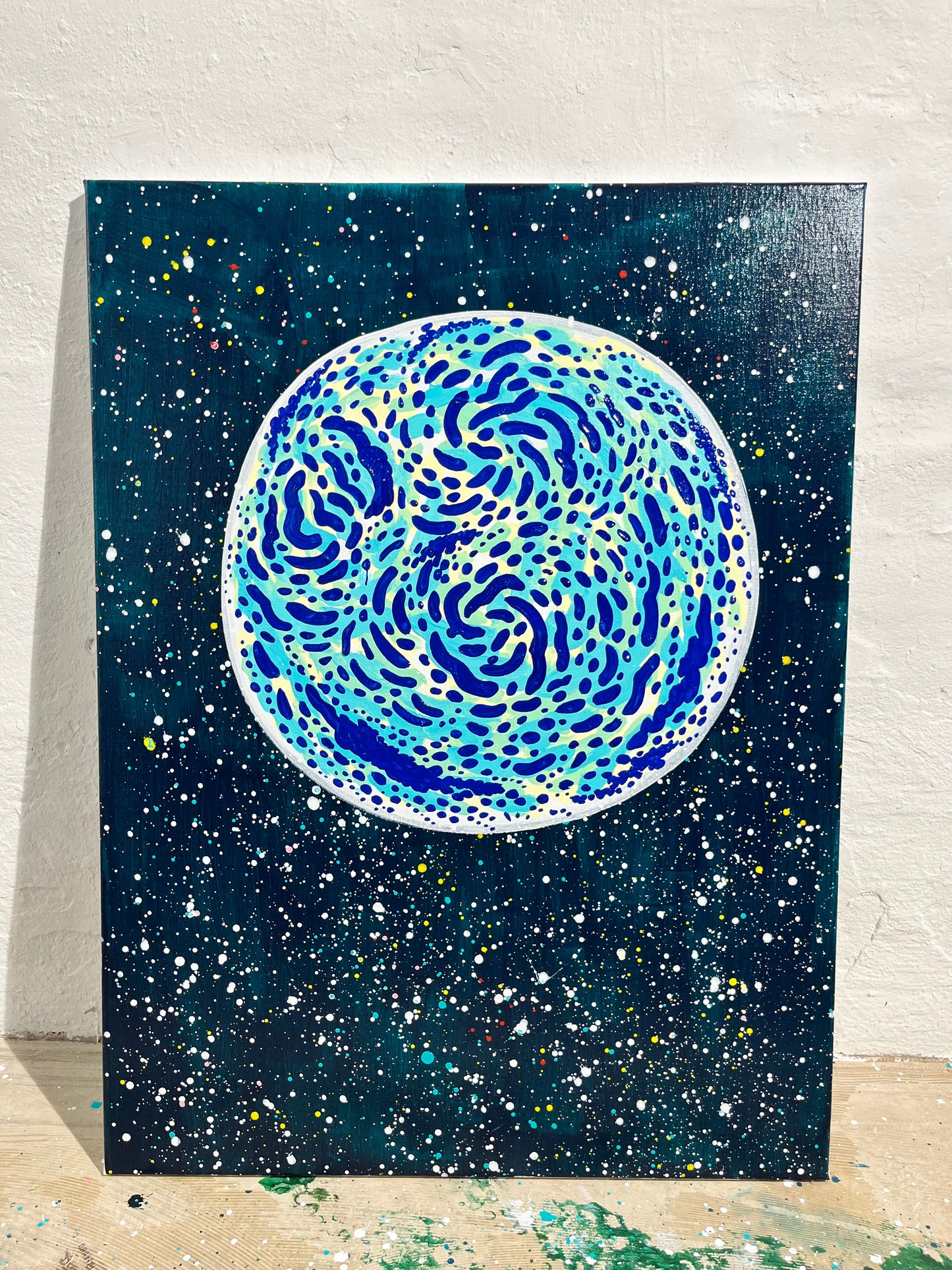 Vintermåne - 80x60 cm 🌝