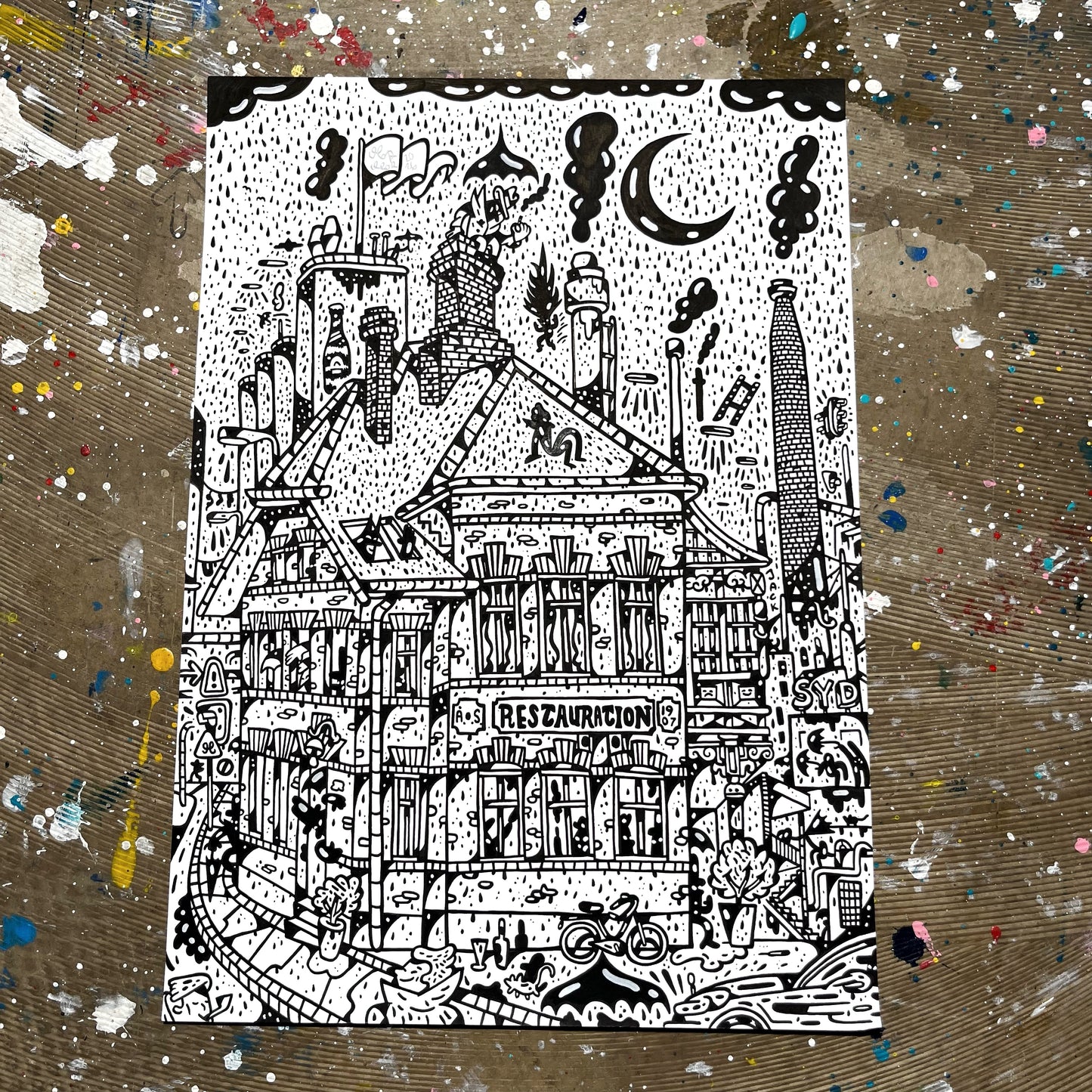 Sydhavnen original - A3 størrelse