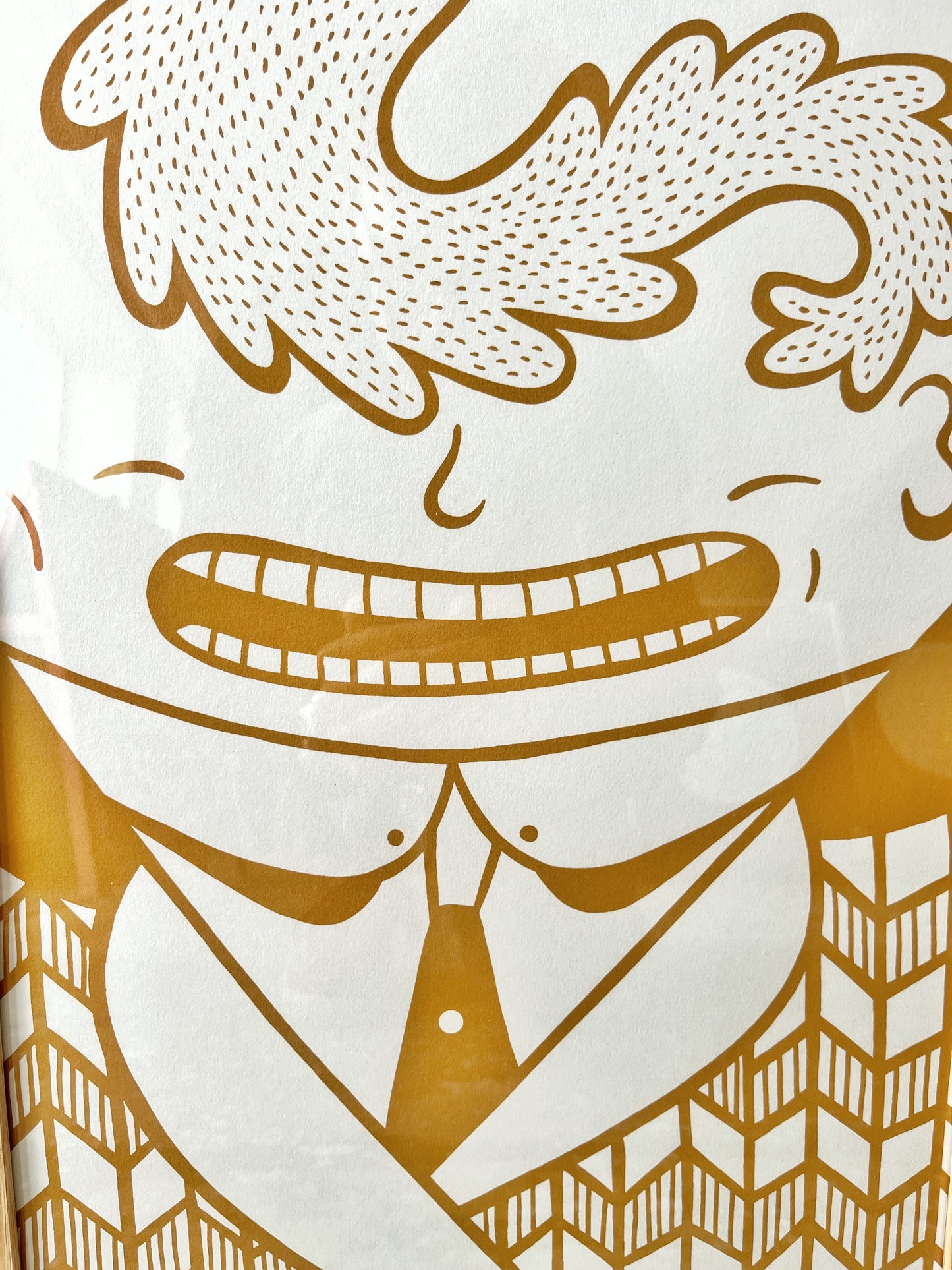 Indrammet Golden Gentleman - A3 størrelse