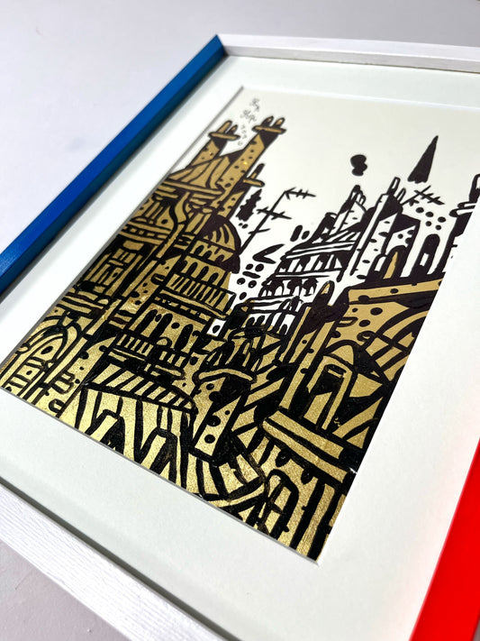 Paris rue Saint-Russtique - 35x28 cm