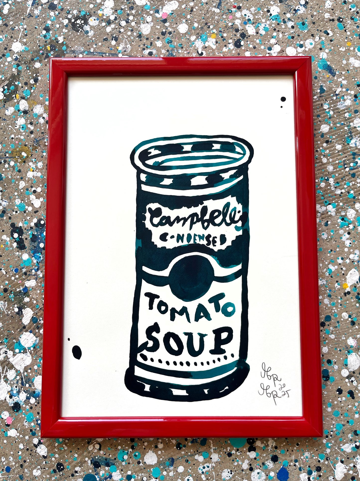 Andy Warhol dåse - 28x20 cm