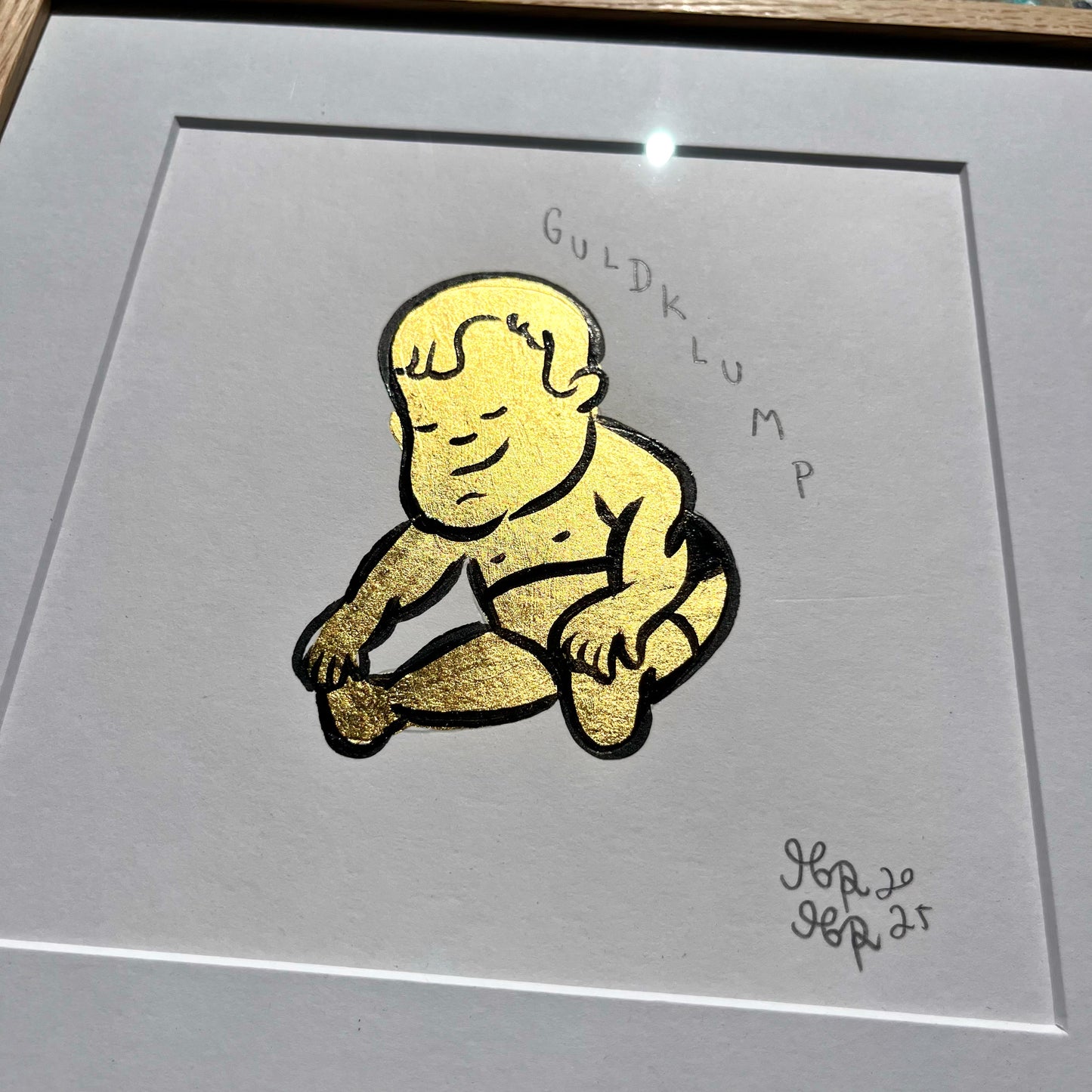 Guldklump - 26x26 cm