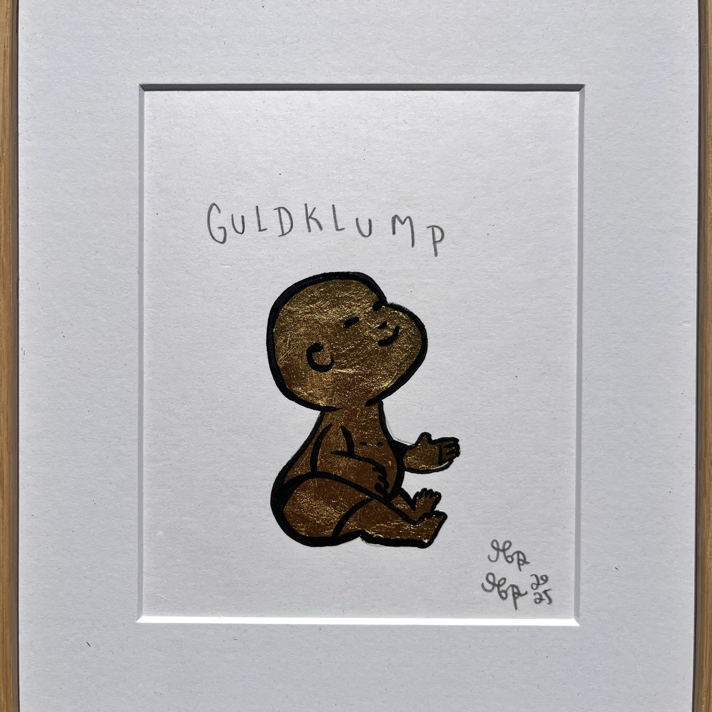 Guldklump - 25x22 cm