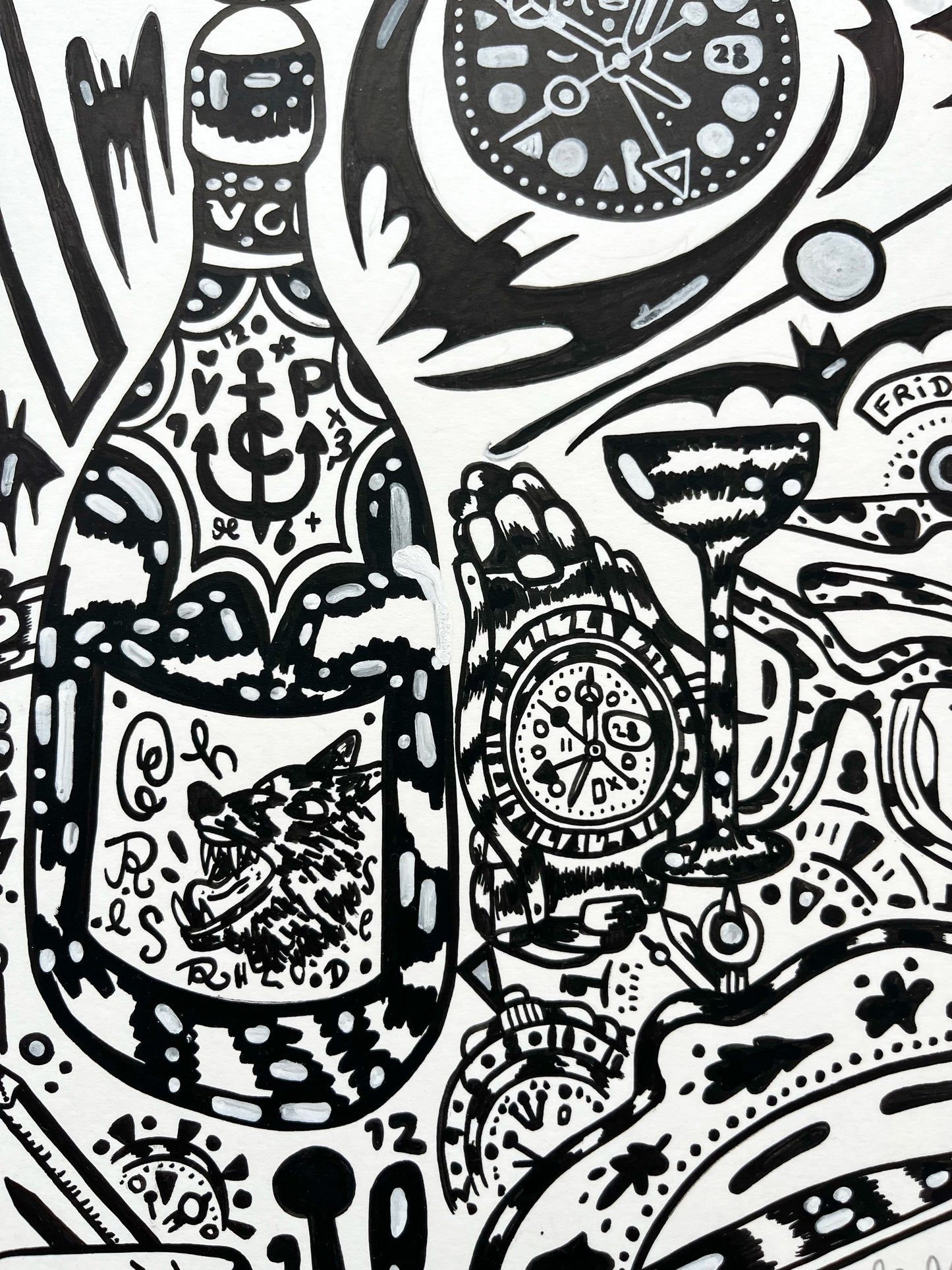 Champagnebaren - 42x35 cm