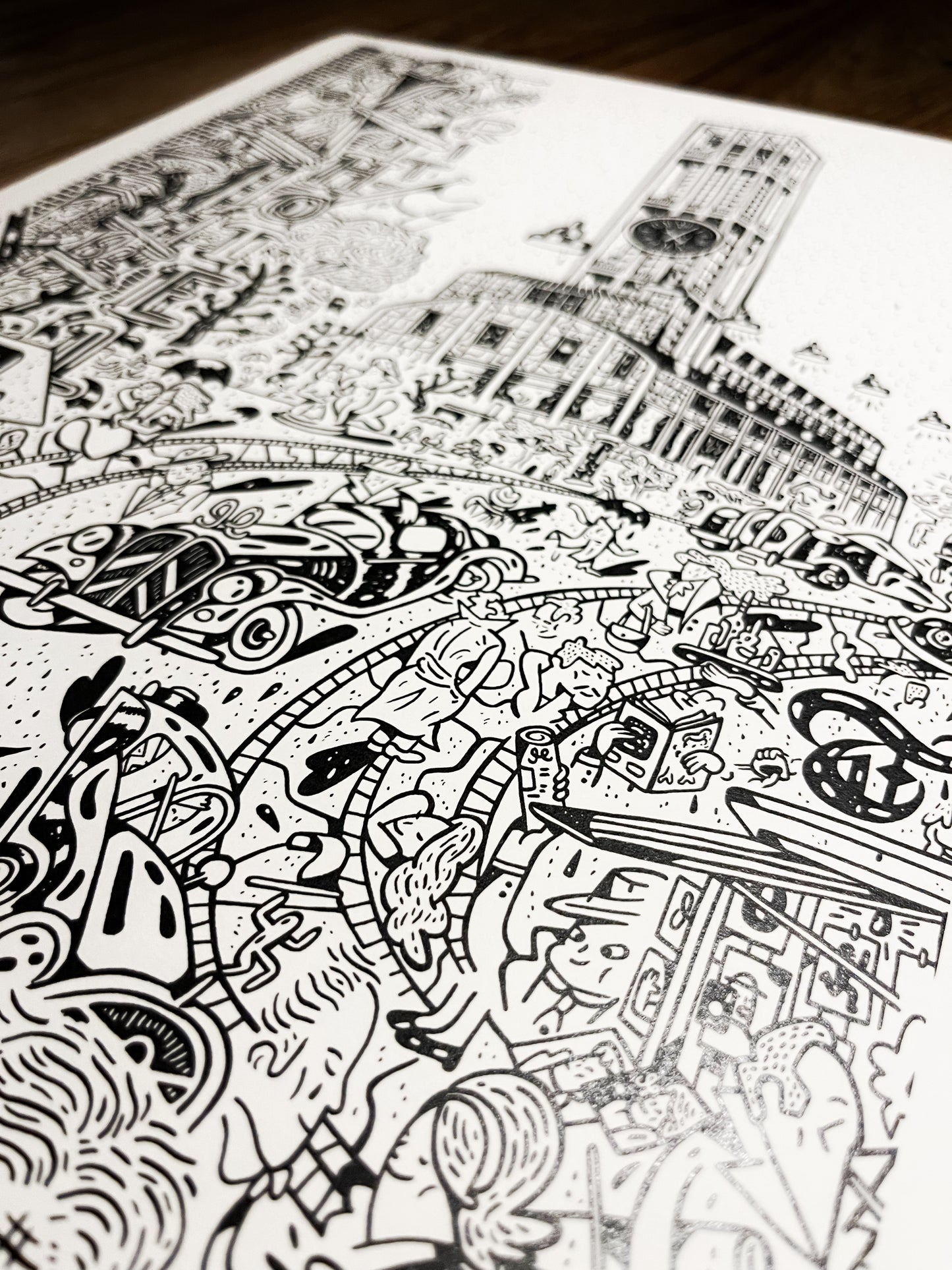 Stor efterspørgsel på den her: Aarhus Noir AP - A3 størrelse ☂️