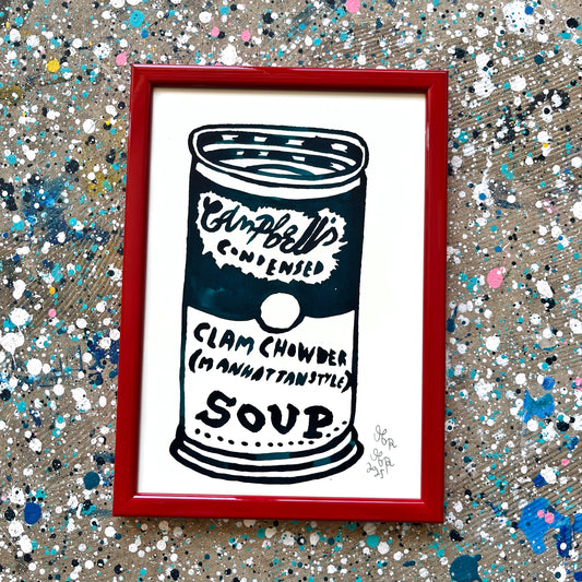 Andy Warhol dåse - 28x20 cm
