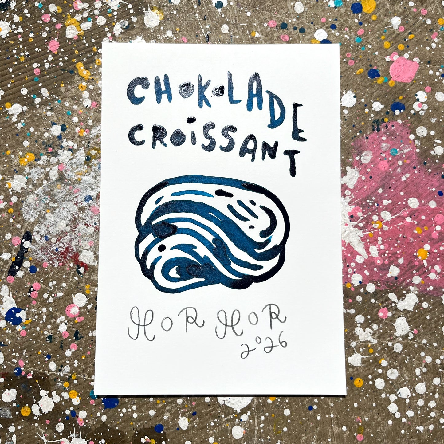 Chokolade croissant- 18x12,5 cm