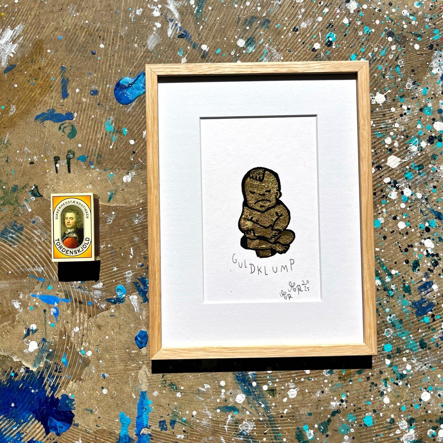 Guldklump - 25x19 cm