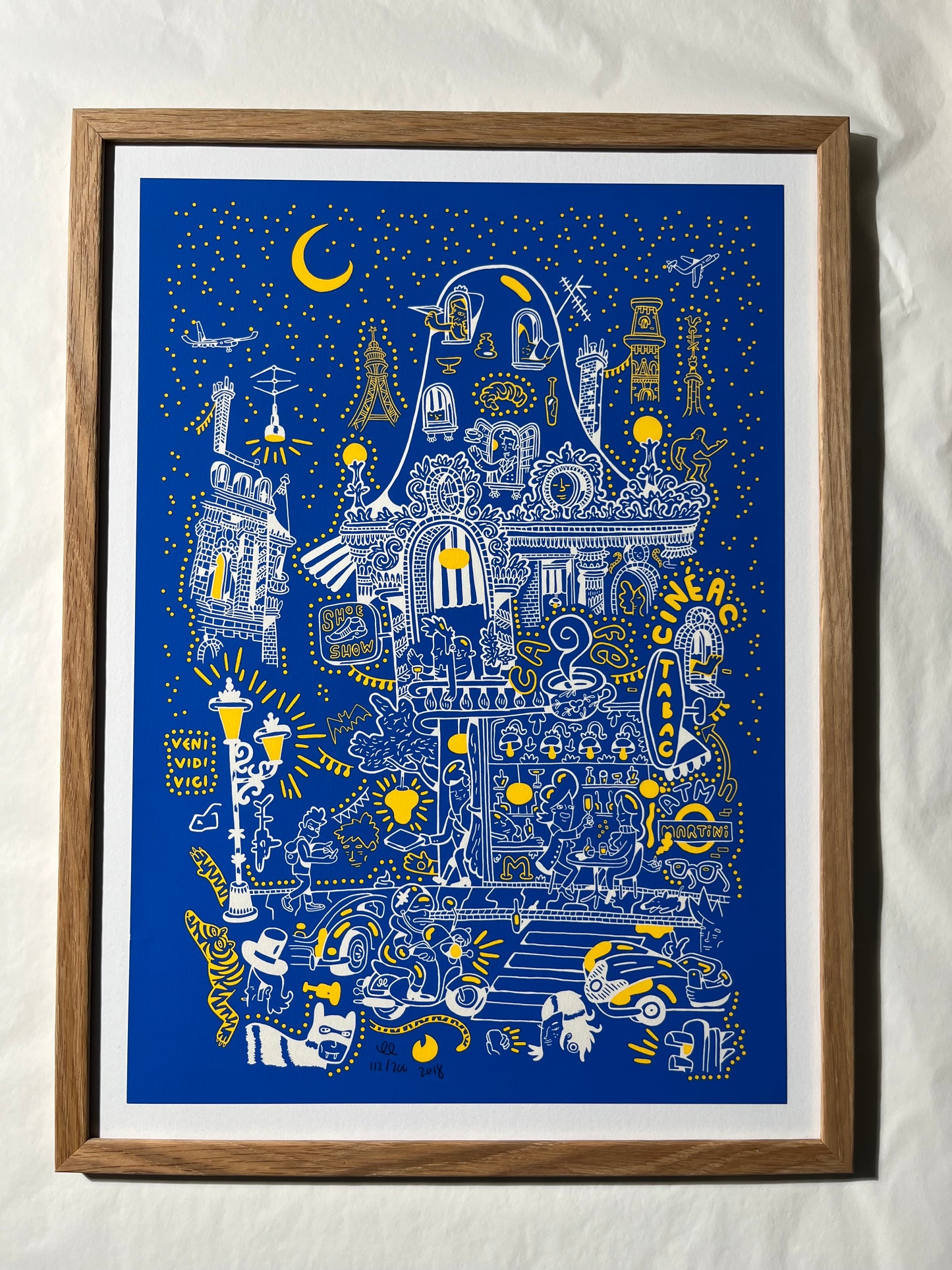 Indrammet Paris - 47x35 cm 🇫🇷