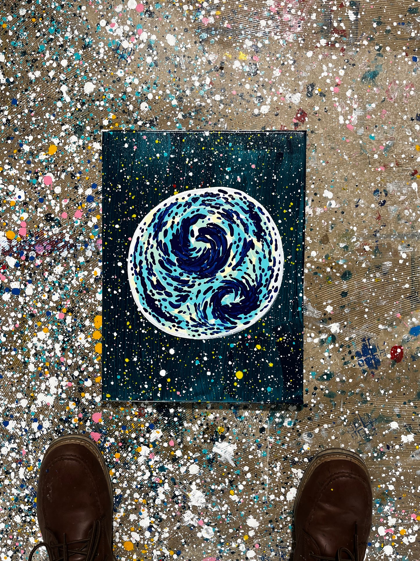 Måne - A3 størrelse