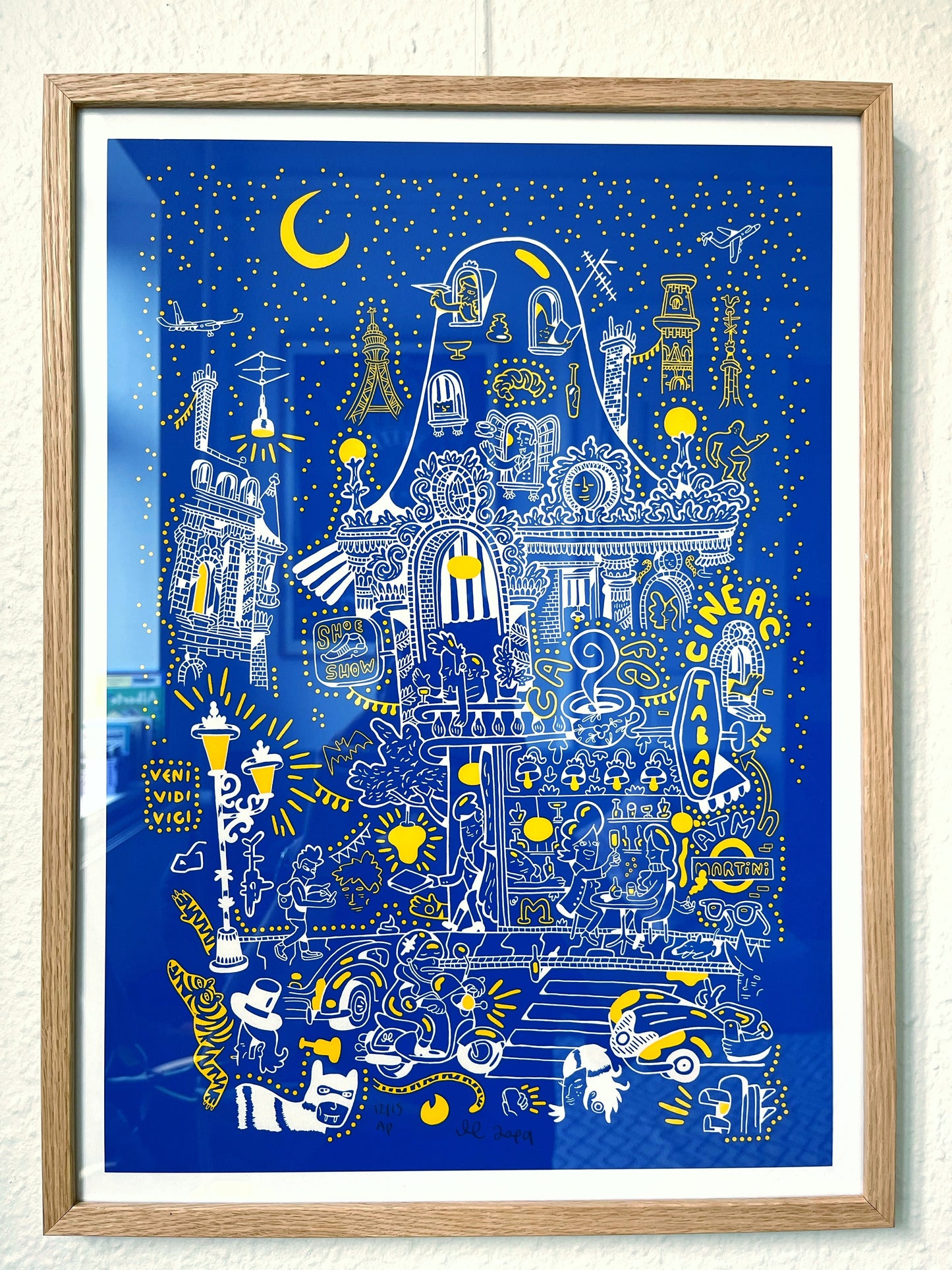 Indrammet Paris - 47x35 cm 🇫🇷