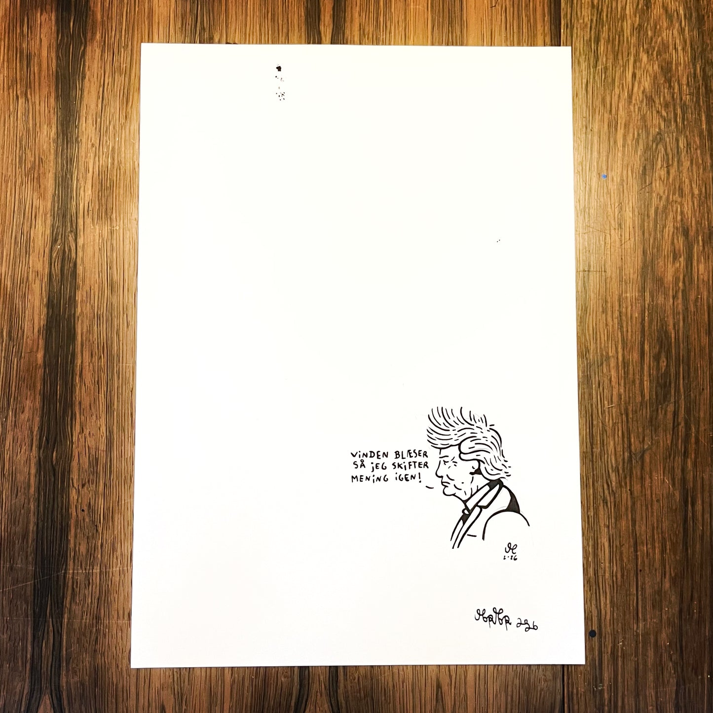 Som vinden blæser - A3 størrelse
