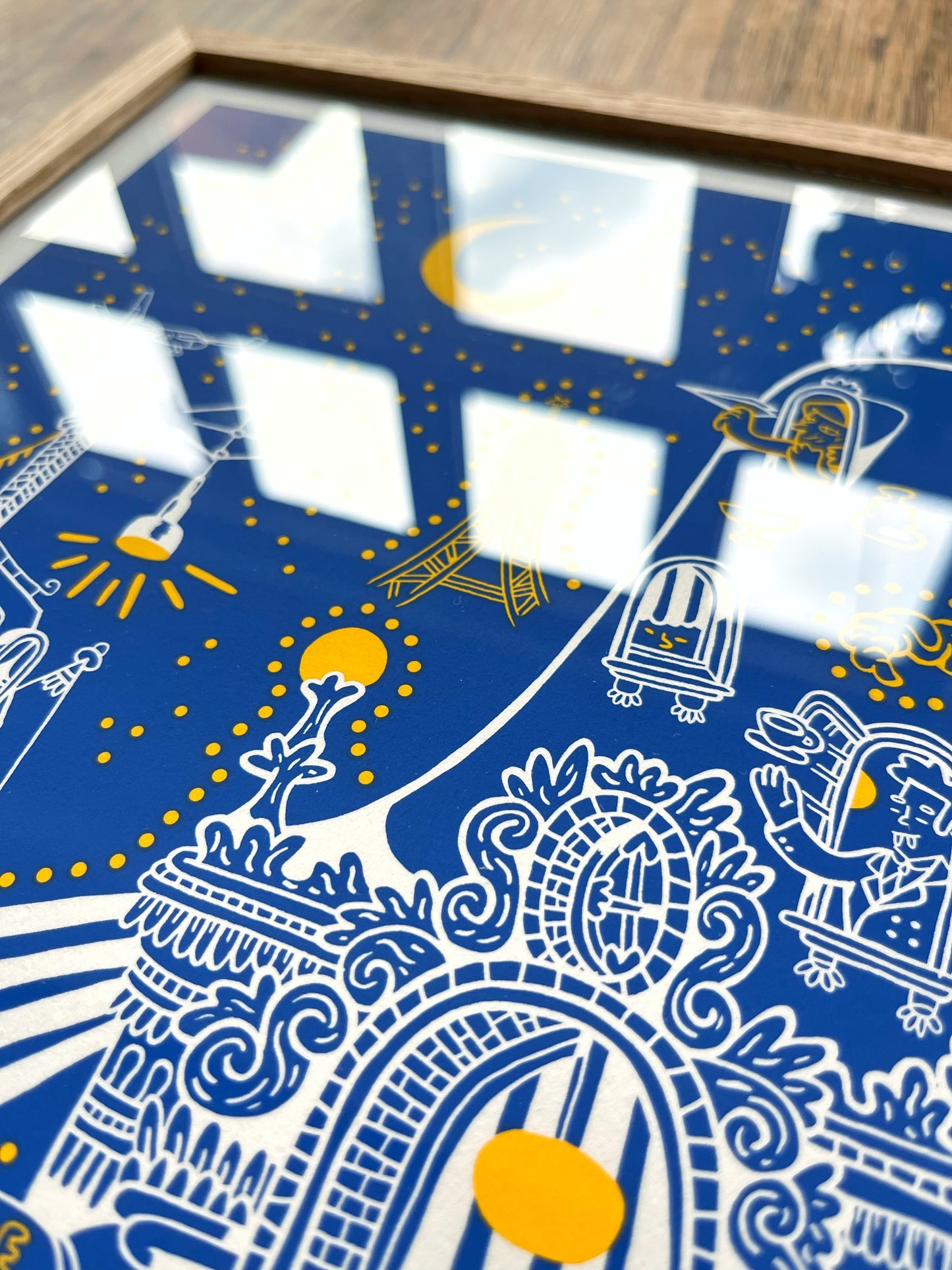 Indrammet Paris - 47x35 cm 🇫🇷